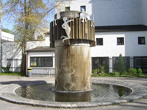Foto vom Brunnen im Stetteninstitut