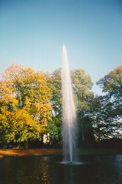 Foto der Fontäne im Wittelsbacher Park