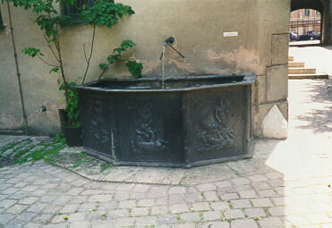 Foto vom Wollmarktbrunnen