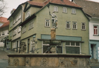 Foto vom Hopfenbrunnen in Arnstadt