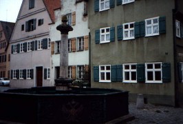 Foto vom Brunnen in der Nördlinger Straße in Dinkelsbühl