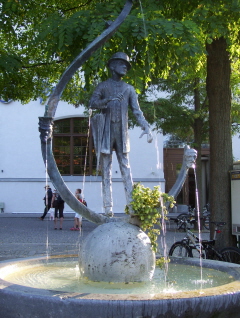 Foto vom Karl-Valentin-Brunnen in München