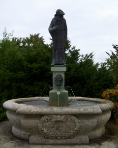 Foto vom Franziskusbrunnen in Vierzehnheiligen