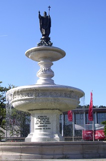Foto vom Kiliansbrunnen in Würzburg